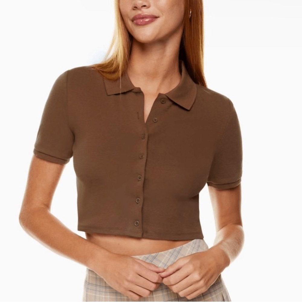 Brandy Melville John Galt brown top